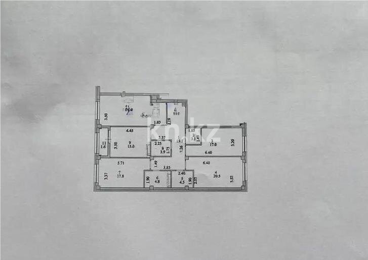Продажа 4-комнатной квартиры, 133 м² в Астане