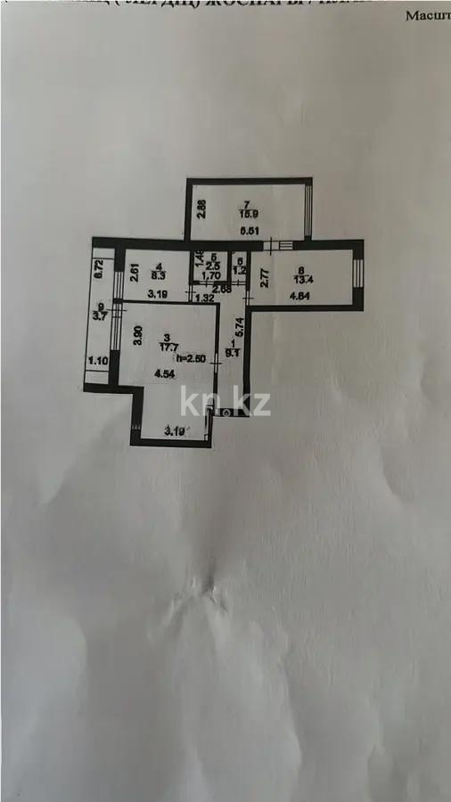 Продажа 4-комнатной квартиры, 80 м², ул. Кенесары, дом  93 - Продажа  четырехкомнатных квартир в Астане фото 1 из 1
