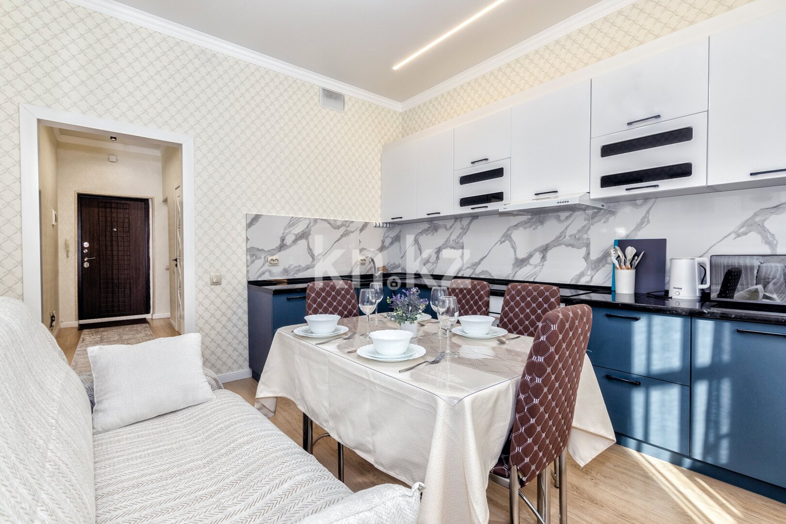 Аренда 1-комнатной квартиры посуточно, 53 м² в Астане - фото 14