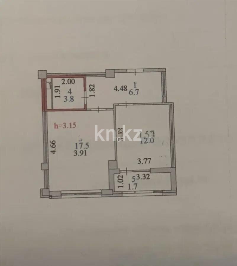 Продажа 1-комнатной квартиры, 42 м² в Астане - фото 4