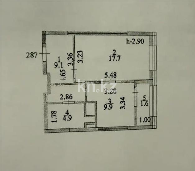 Продажа 1-комнатной квартиры, 43.2 м² в Астане - фото 4