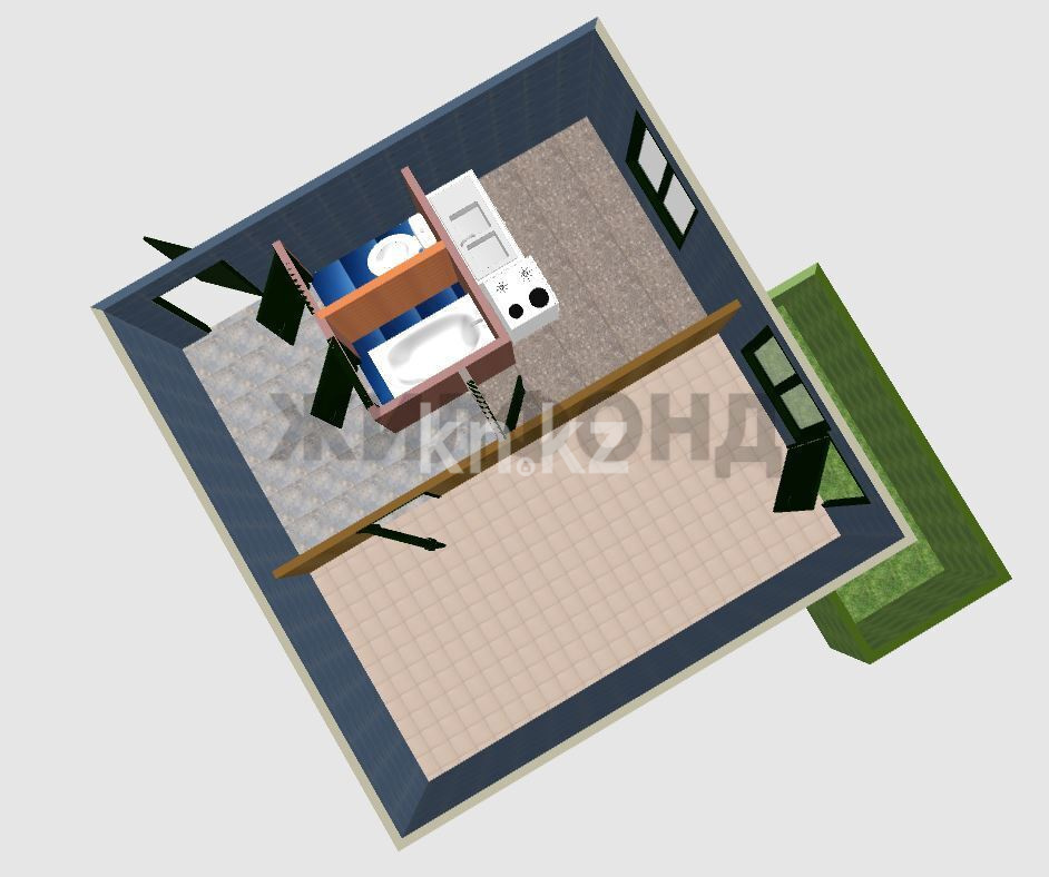 Продажа 1-комнатной квартиры, 36 м², ул. Казахстан, дом  99/1 - Продажа  однокомнатных квартир в Усть-Каменогорске фото 13 из 13