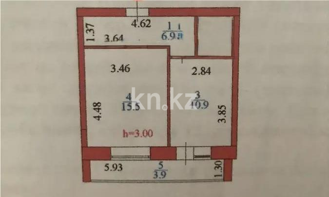 Продажа 1-комнатной квартиры, 40.5 м² в Астане - фото 5
