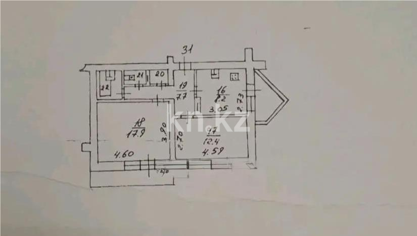 Продажа 2-комнатной квартиры, 50 м² - Продажа двухкомнатных квартир от собственников в Алматы - страница 4 фото 5 из 5