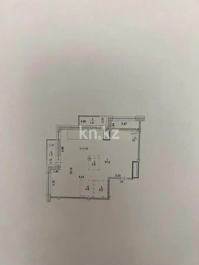 Продажа 1-комнатной квартиры, 113.1 м², ул. Аманжолова, дом  22 - Продажа квартир в новостройках Астаны с фото фото 1 из 1