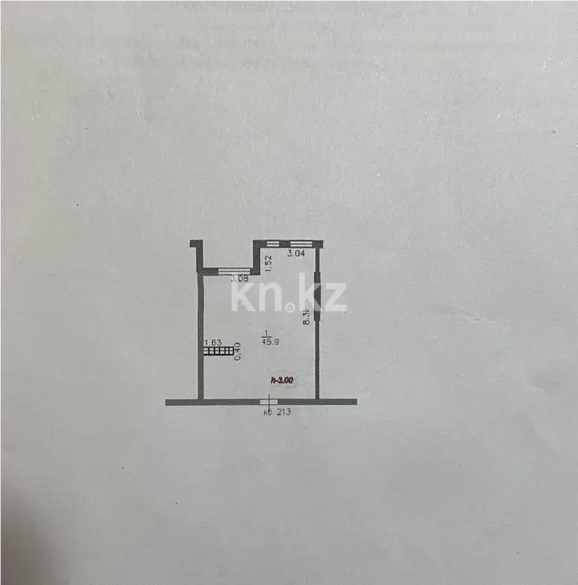 Продажа 1-комнатной квартиры, 45.9 м², пр. Райымбека, дом  349/1 в Алматы