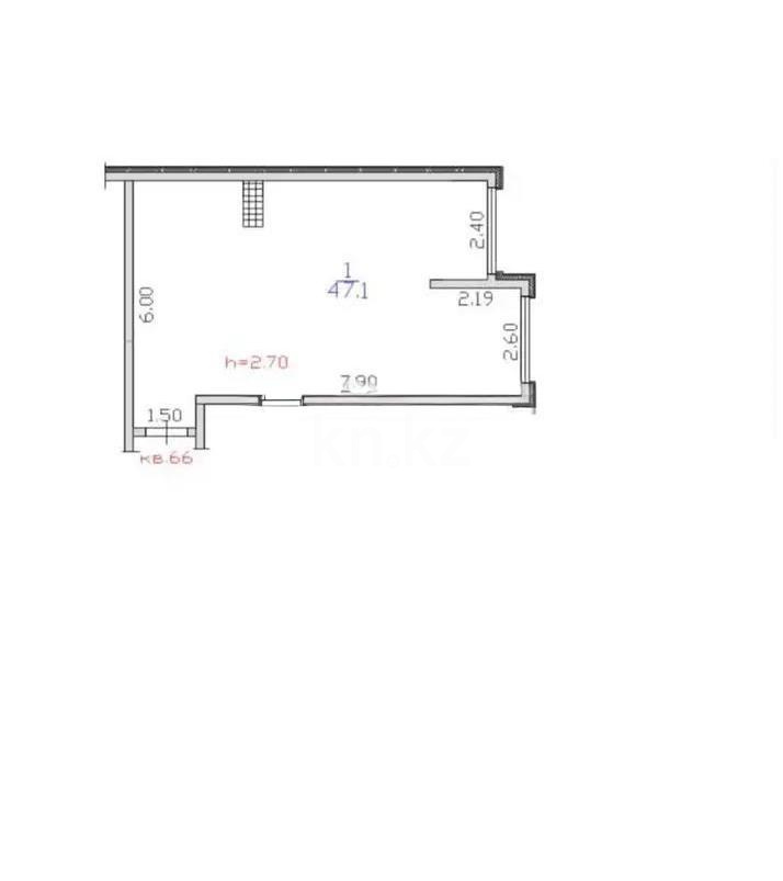 Продажа 2-комнатной квартиры, 47.1 м² - Продажа квартир в Казахстане - страница 5 фото 1 из 1
