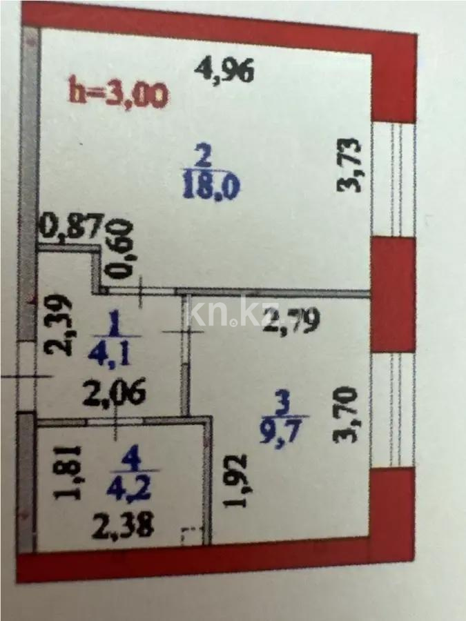 Продажа 1-комнатной квартиры, 36 м², ул. Айтматова, дом  77/7 - Продажа  однокомнатных квартир в новостройках Астаны без посредников с фото фото 1 из 1