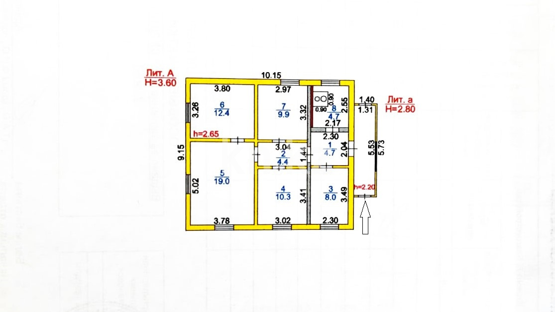 Продажа 4-комнатного дома, 73 м² - Продажа домов, коттеджей в Сортировке Караганды фото 29 из 29