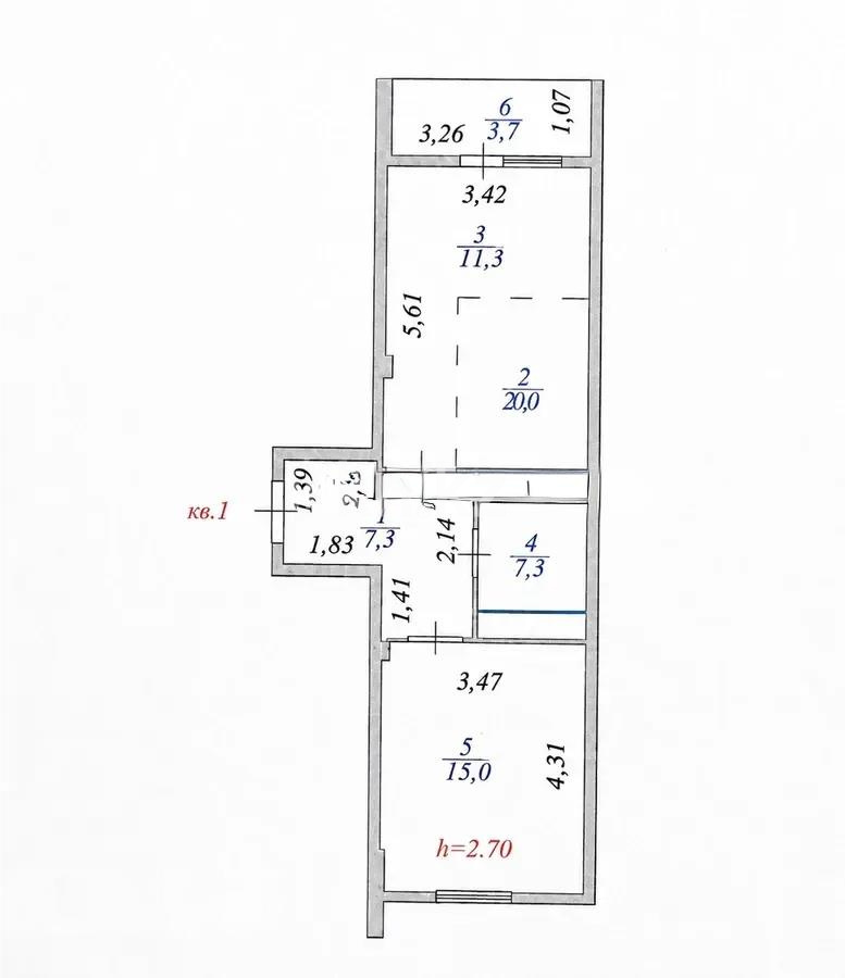 Продажа 1-комнатной квартиры, 46 м² - Продажа однокомнатных квартир в р-не Алматы Астаны - страница 2 фото 5 из 5