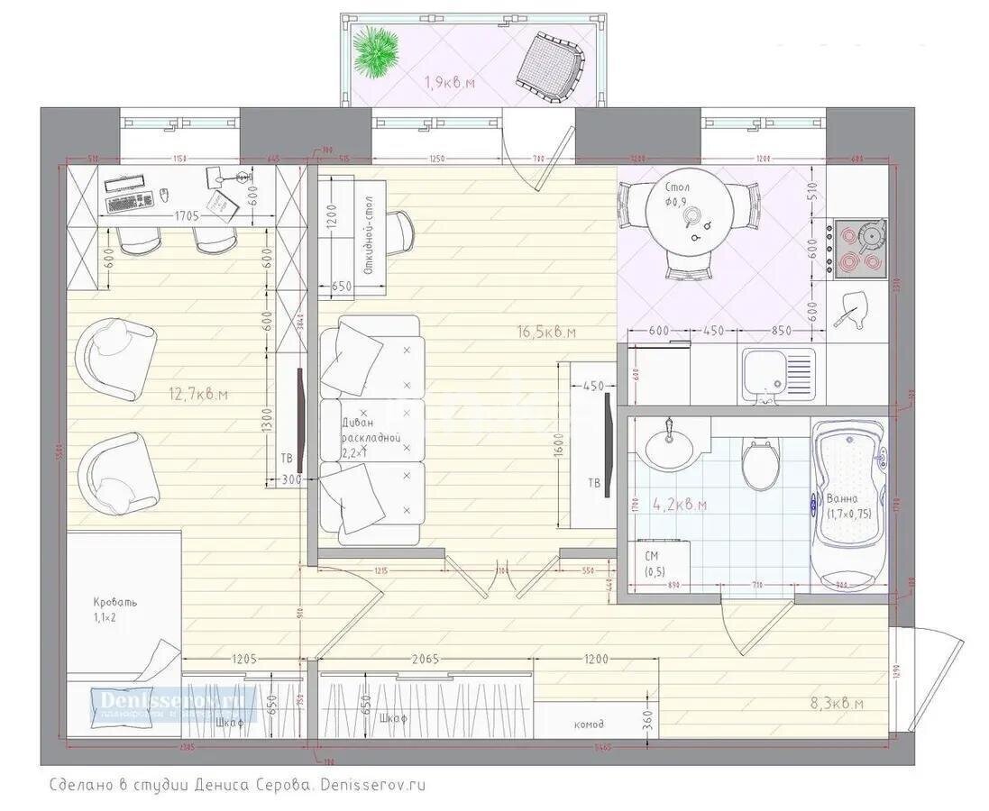 Продажа 2-комнатной квартиры, 45 м² в Алматы - фото 5
