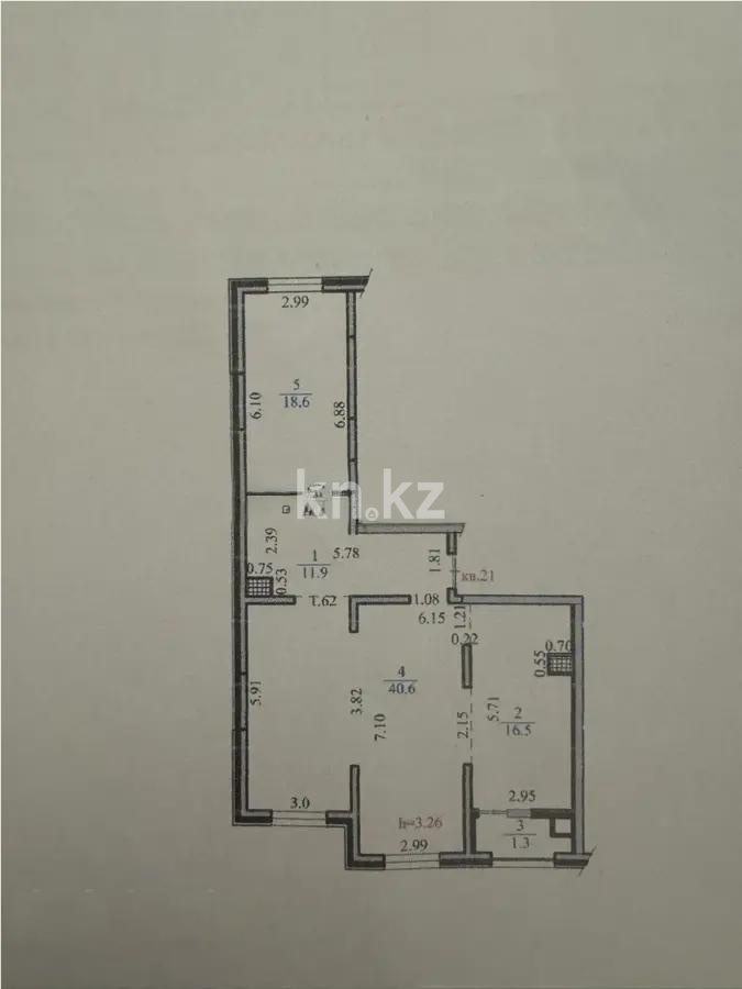 Продажа 3-комнатной квартиры, 89 м² - Продажа недвижимости в Алматы фото 2 из 2