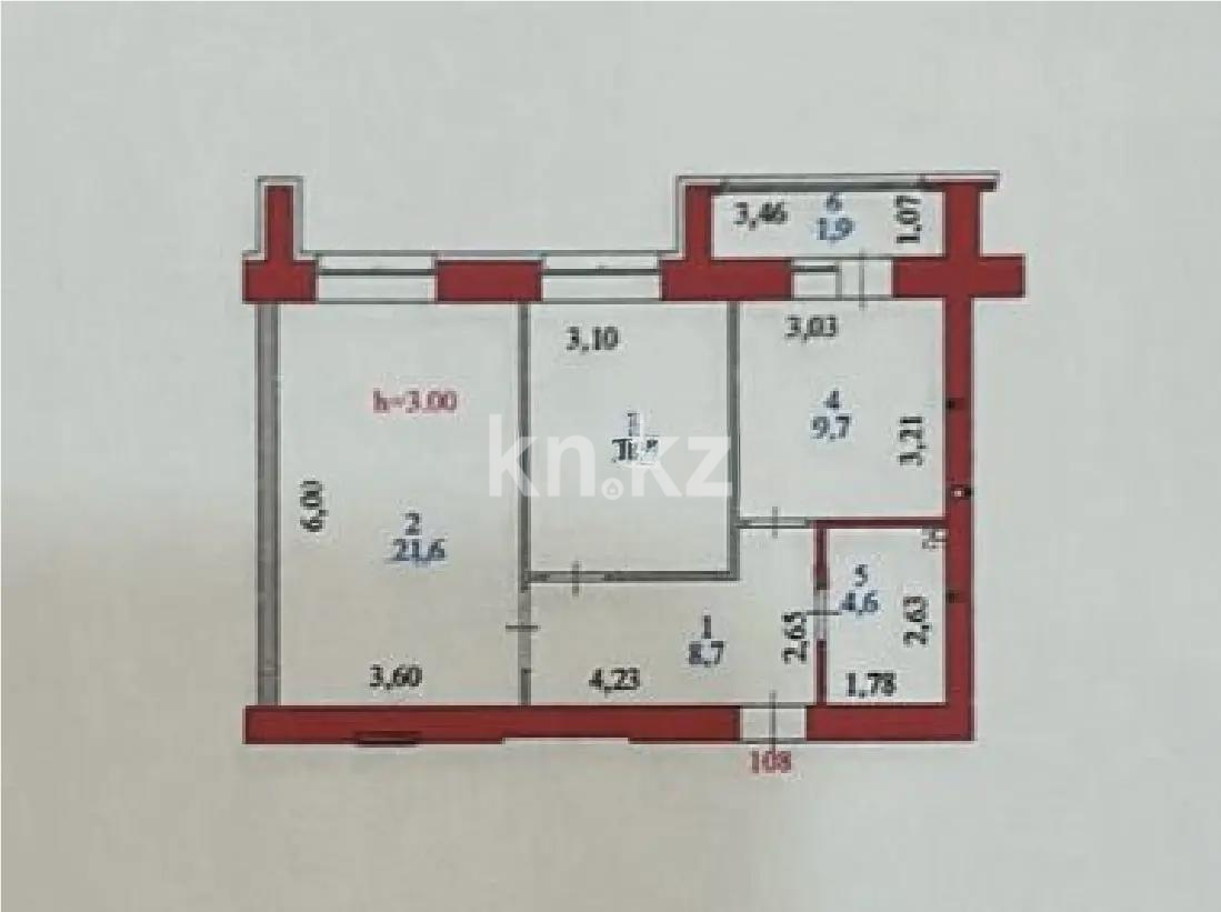 Продажа 3-комнатной квартиры, 59.19 м² - Продажа недвижимости в Астане - страница 12 фото 8 из 8