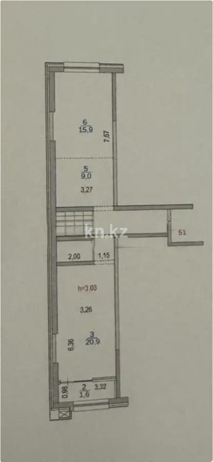 Продажа 2-комнатной квартиры, 60.9 м² - Продажа квартир от собственников в Алматы - страница 330 фото 5 из 5