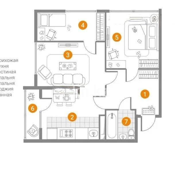 Продажа 3-комнатной квартиры, 72.42 м² - Продажа квартир в новостройках Алматы без посредников - страница 7 фото 1 из 1
