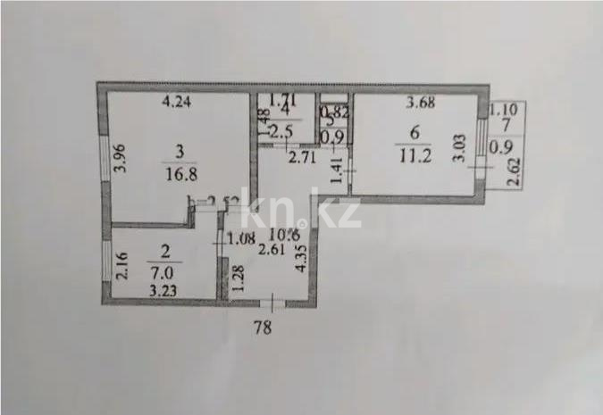 Продажа 2-комнатной квартиры, 50 м² - Продажа двухкомнатных квартир в Астане - страница 170 фото 4 из 4