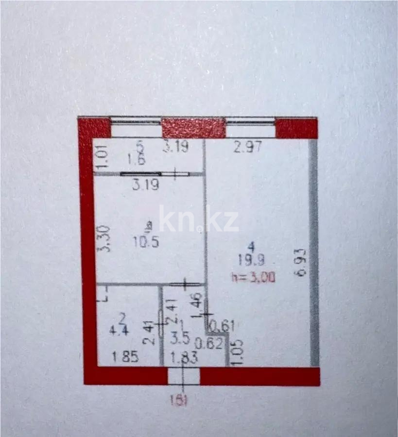 Продажа 1-комнатной квартиры, 40 м², ул. Нажимеденова, дом  28 - Продажа квартир в Казахстане фото 6 из 6