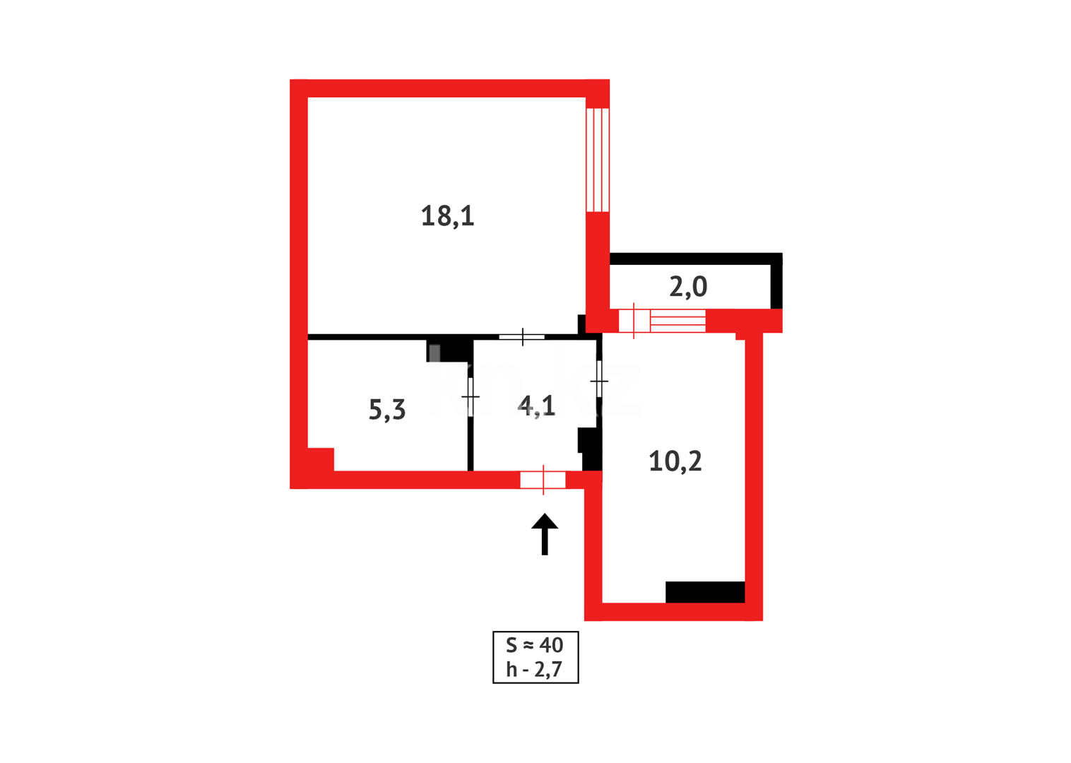 Продажа 1-комнатной квартиры, 40 м² - Продажа однокомнатных квартир в р-не Есиль Астаны - страница 17 фото 17 из 17