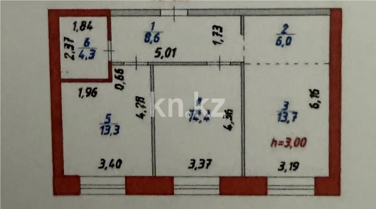Продажа 3-комнатной квартиры, 60 м² в Астане - фото 5