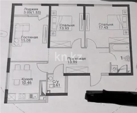 Продажа 3-комнатной квартиры, 80 м² - Продажа трехкомнатных квартир в Алматы - страница 12 фото 1 из 1
