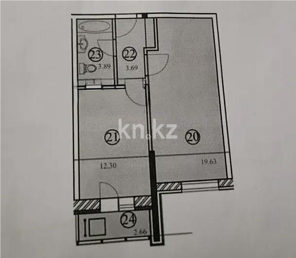 Продажа 1-комнатной квартиры, 41 м² в Астане - фото 3