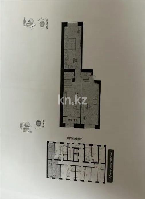 Продажа 2-комнатной квартиры, 64.33 м², ул. Серкебаева, дом  49 в Астане