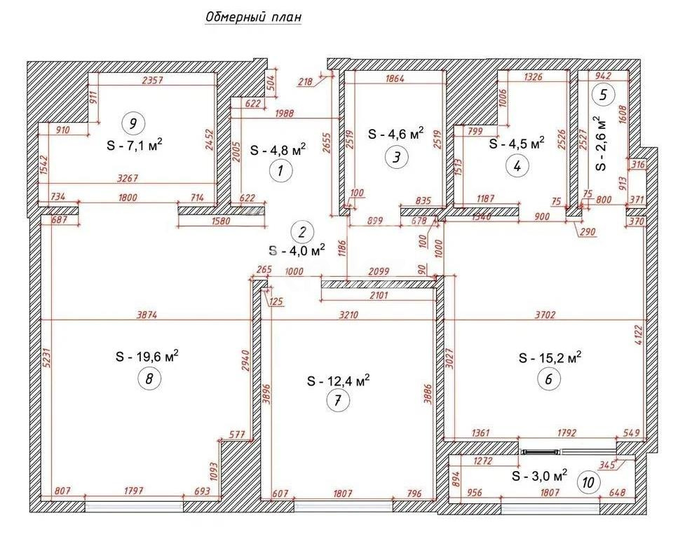 Продажа 3-комнатной квартиры, 78 м² в Астане - фото 3