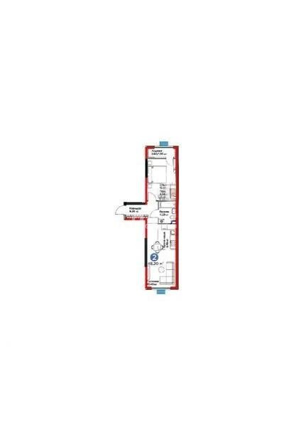 Продажа 2-комнатной квартиры, 49 м², мкр. Гажайып, дом  11/15а - Продажа квартир в Казахстане фото 1 из 1