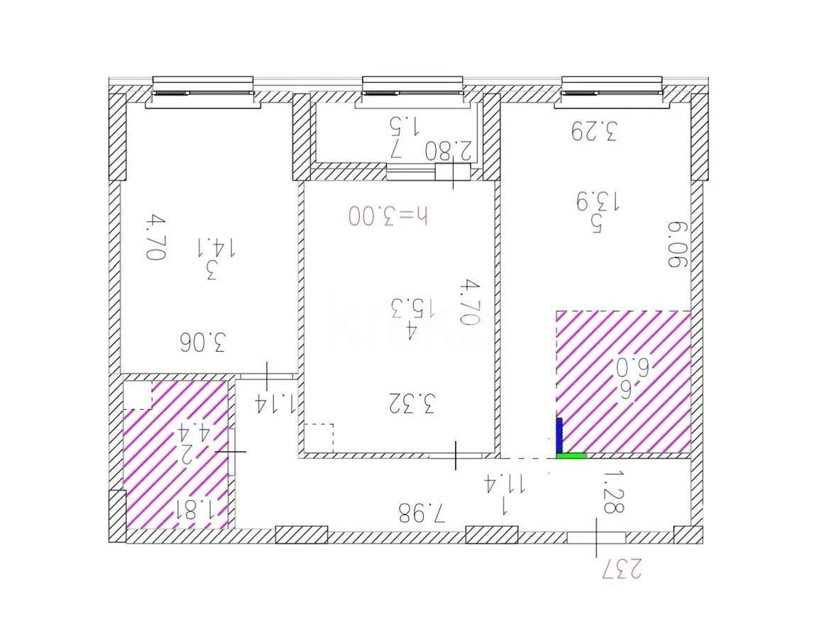 Продажа 3-комнатной квартиры, 67 м² - Продажа  трехкомнатных квартир в новостройках Астаны без посредников фото 5 из 5