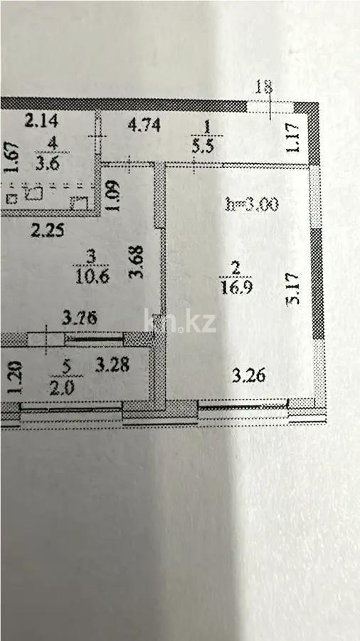 Продажа 1-комнатной квартиры, 38.4 м², ул. Бокейхана, дом  52 - Продажа квартир в Астане фото 1 из 1