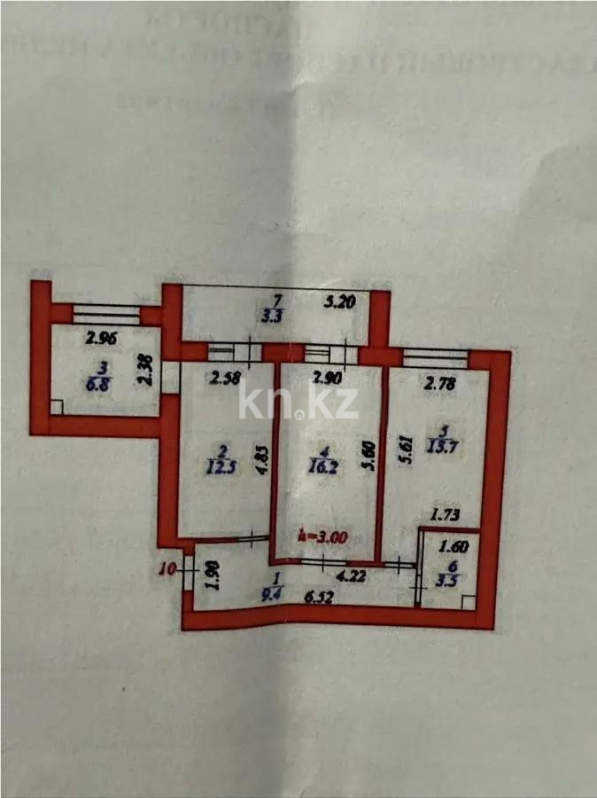 Продажа 2-комнатной квартиры, 65.4 м², ул. Бокейхана, дом  13 стр в Астане - фото 4