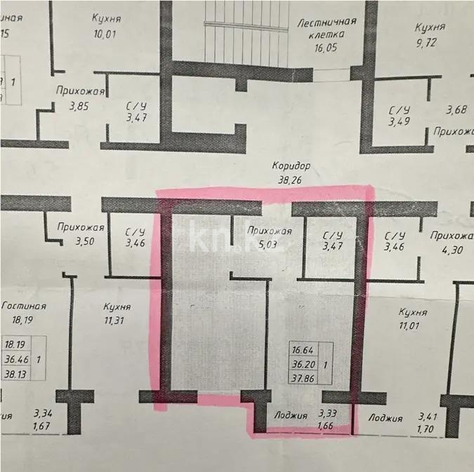 Продажа 1-комнатной квартиры, 37.86 м², ул. Аккемер, дом  14/1 в Астане