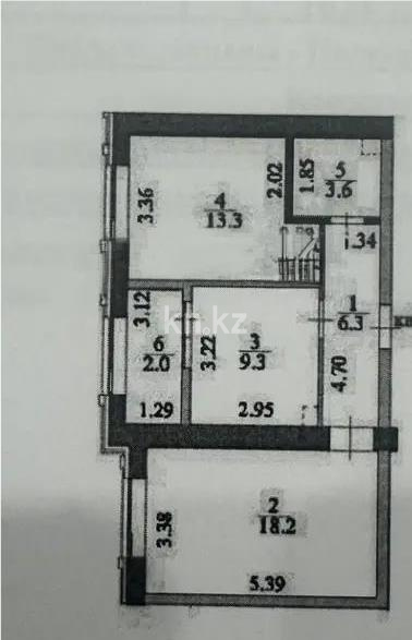 Продажа 2-комнатной квартиры, 52.7 м² - Продажа двухкомнатных квартир от собственников в Астане - страница 98 фото 6 из 6