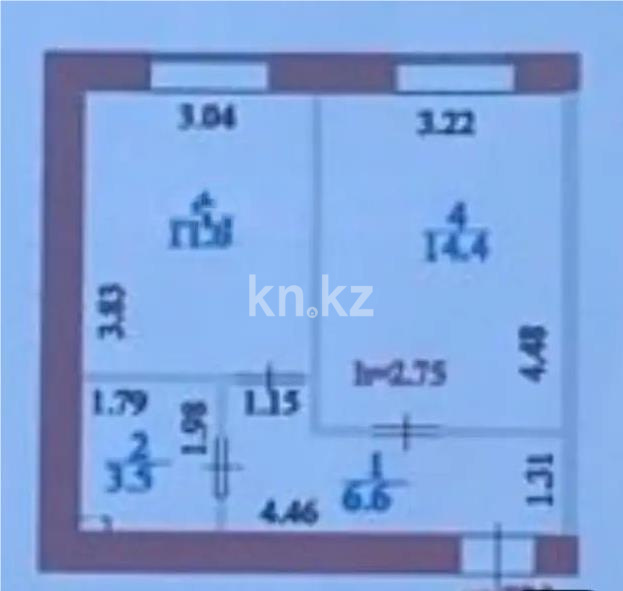 Продажа 1-комнатной квартиры, 36 м² - Продажа квартир в новостройках Астаны фото 3 из 3