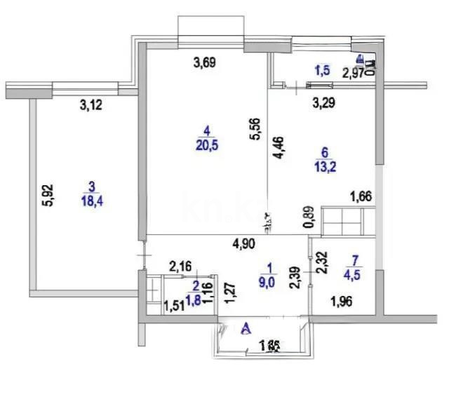 Продажа 2-комнатной квартиры, 69 м² - Продажа квартир в Бостандыкском р-не Алматы - страница 66 фото 1 из 1