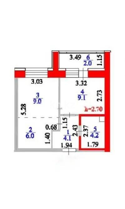 Продажа 2-комнатной квартиры, 35 м² в Астане - фото 8