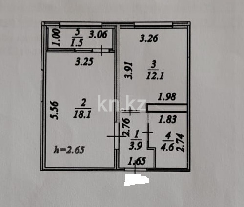 Продажа 1-комнатной квартиры, 40.6 м², ул. Е-509, дом  9 - пр. Улы Дала в Астане - фото 21