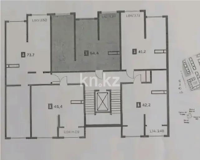 Продажа 3-комнатной квартиры, 64.4 м² в Алматы - фото 2