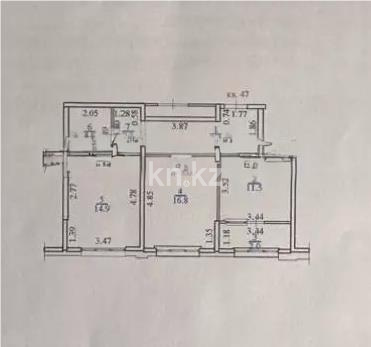 Продажа 2-комнатной квартиры, 59.5 м², ул. Утеген батыра, дом  11д в Алматы - фото 6