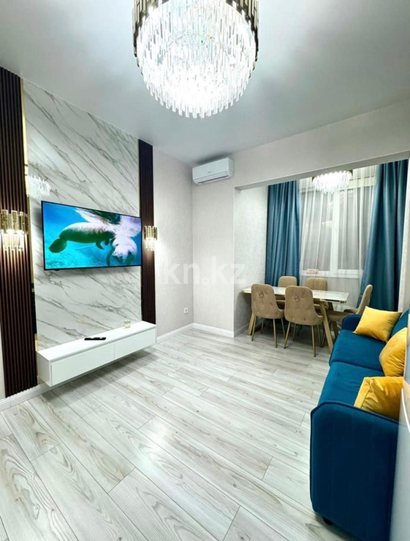 Аренда 2-комнатной квартиры посуточно, 50 м² - Аренда двухкомнатных квартир посуточно от хозяев в Алматы фото 3 из 8