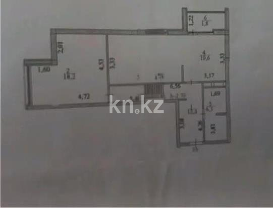 Продажа 2-комнатной квартиры, 66.4 м² - Продажа квартир в р-не Есиль Астаны фото 6 из 6