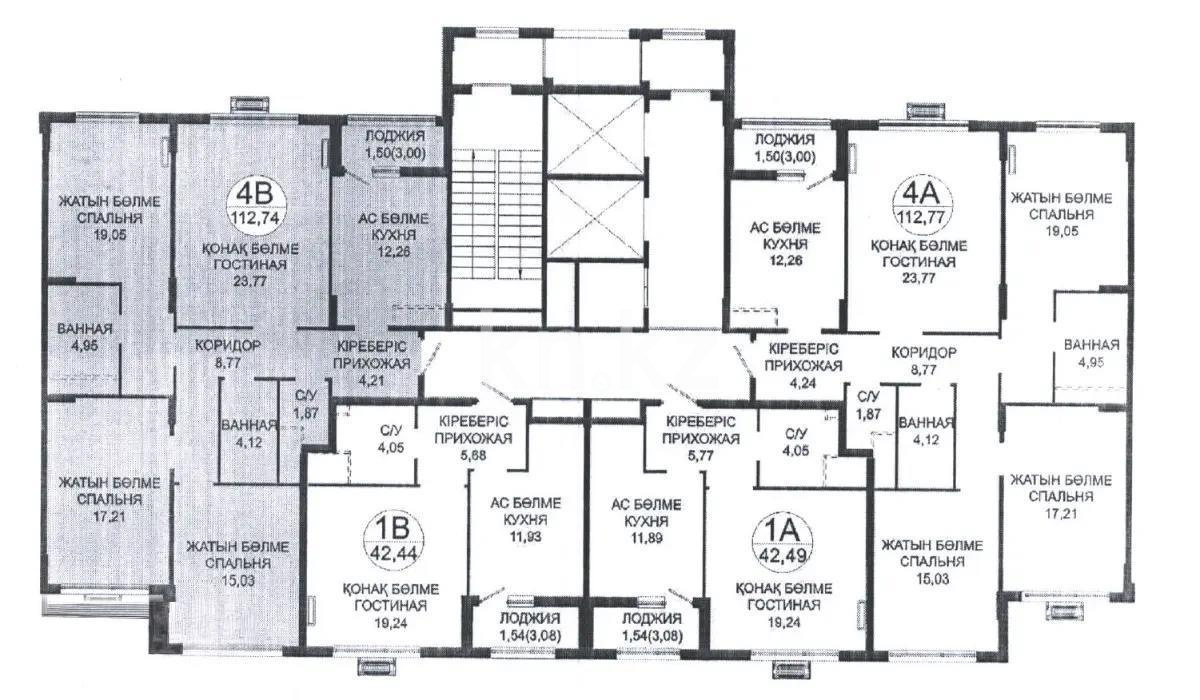 Продажа 4-комнатной квартиры, 112 м², пр. Туран, дом  39 стр - Продажа  четырехкомнатных квартир в новостройках Астаны без посредников фото 1 из 1