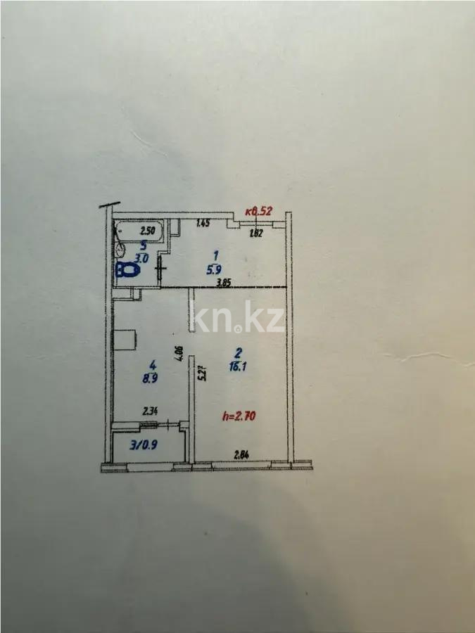 Продажа 1-комнатной квартиры, 34.8 м², пр. Райымбека, дом  590/1 - Продажа  однокомнатных квартир в новостройках Алматы с фото фото 5 из 5