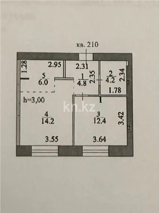 Продажа 2-комнатной квартиры, 42 м² в Астане - фото 5