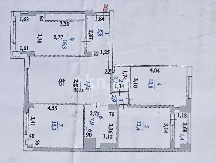 Продажа 4-комнатной квартиры, 103 м² - Продажа  четырехкомнатных квартир в новостройках Астаны фото 1 из 1