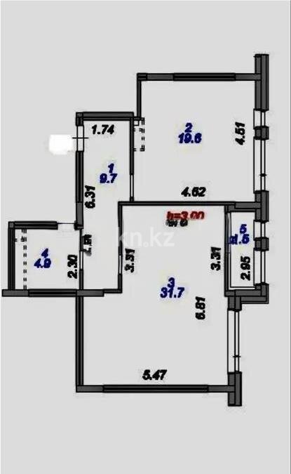Продажа 2-комнатной квартиры, 68 м² в Астане - фото 2