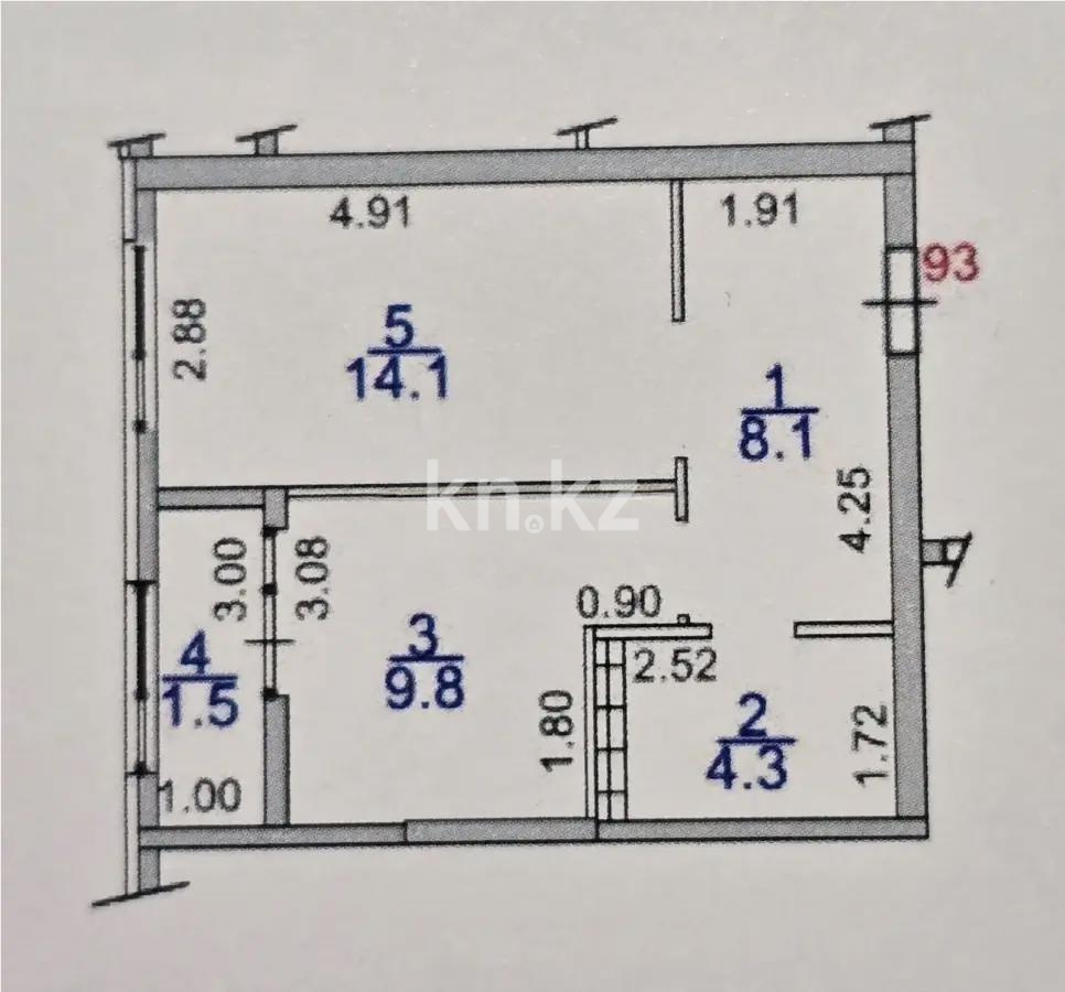 Продажа 1-комнатной квартиры, 38 м², ул. Ашимова, дом  1/5б - Продажа квартир в Казахстане фото 1 из 1