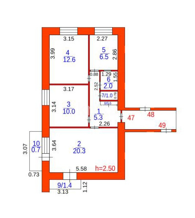 Продажа 3-комнатной квартиры, 60 м² - Продажа квартир от собственников в Караганде - страница 60 фото 2 из 9