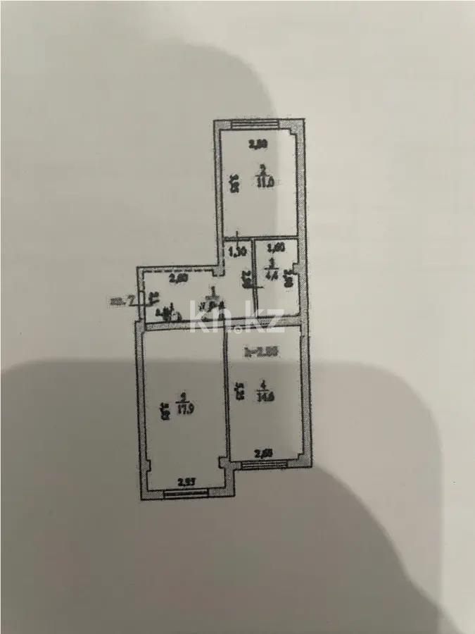 Продажа 3-комнатной квартиры, 58 м², ул. Аубакирова, дом  12/45б стр - Продажа  трехкомнатных квартир в новостройках Алматы фото 1 из 3