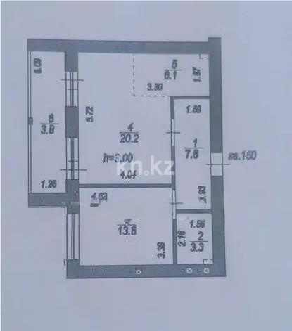Продажа 2-комнатной квартиры, 55 м² в Астане
